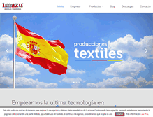 Tablet Screenshot of imazu.es
